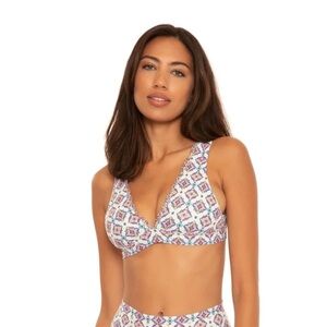 Becca by Rebecca Virtue Marrakesh Elliana Banded Halter Top D Cup